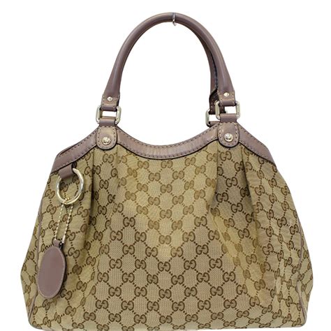 canvas bag gucci|genuine gucci tote bags.